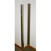 Prairie View Industries Prairie View CPOS2248AL Outside Aluminum Corner Guards; 48 x 2 x 2 in. CPOS2248AL